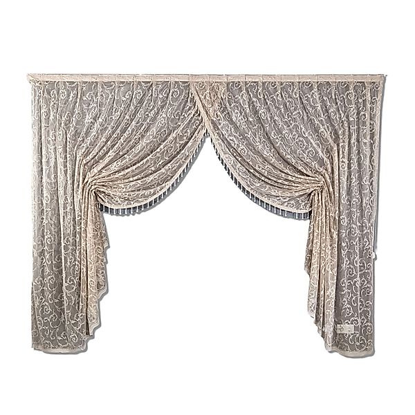 Gardinen by Justyna Gardine Kruvaze Beige, günstig online kaufen