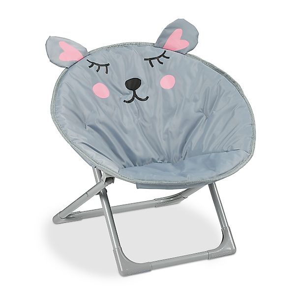 relaxdays Campingstuhl Faltbarer Moonchair für Kinder, günstig online kaufen