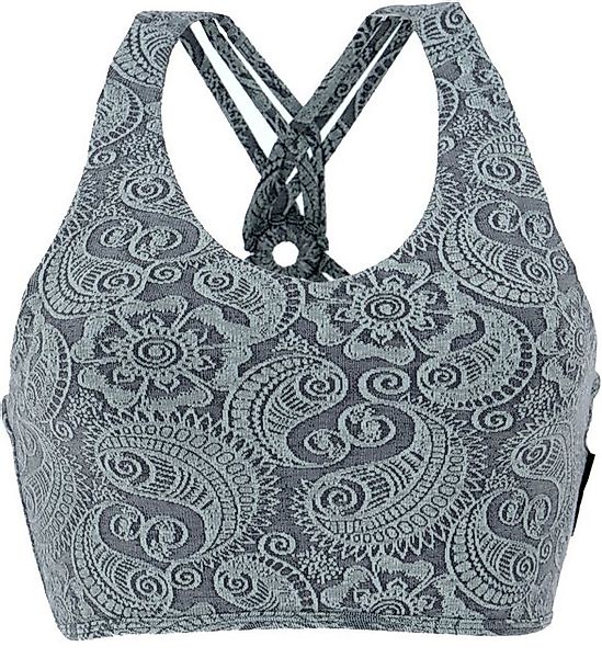 Guru-Shop T-Shirt Bauchfeies Top, Bra Top, Yoga Top aus.. Ethno Style, Psyc günstig online kaufen