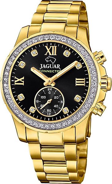 JAGUAR Multifunktionsuhr Jaguar Damenuhr Edelstahl gold Jaguar, (Multifunkt günstig online kaufen