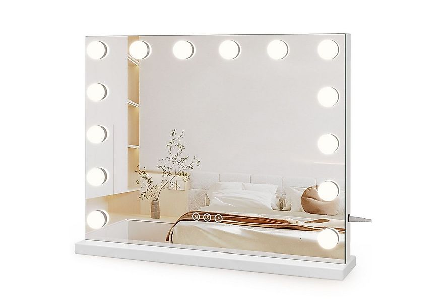 Dripex Schminkspiegel Hollywood Kosmetikspiegel 14/15/18/20LED, 3 Lichtfarb günstig online kaufen