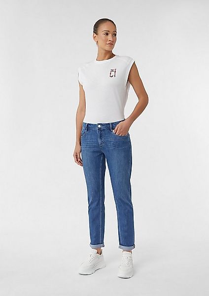 comma Regular-fit-Jeans Jeans-Hose Boyfriend-Jeans im Relaxed Fit günstig online kaufen