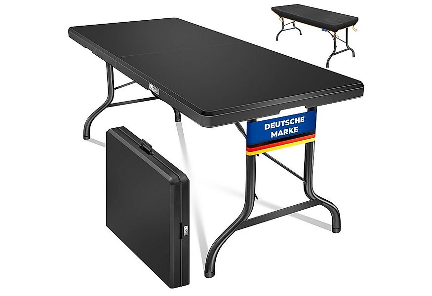 KESSER Tabletttisch, Buffettisch Tisch klappbar Kunststoff 183x76 cm Campin günstig online kaufen
