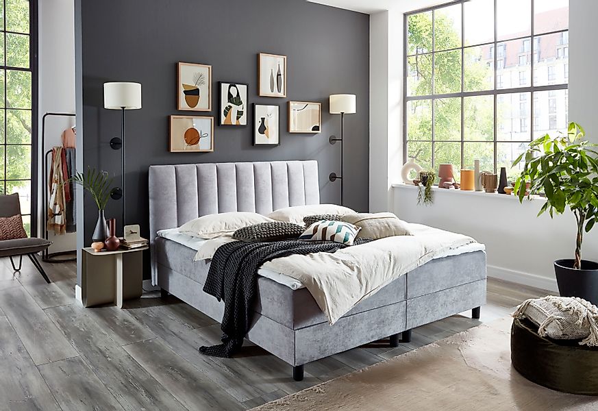 ATLANTIC home collection Boxbett "Henriete", Tonnentaschenfederkern-Matratz günstig online kaufen