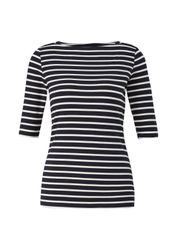 comma 3/4-Arm-Shirt T-Shirt Streifenshirt im Slim günstig online kaufen