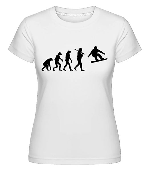 Evolution Of Snowboarding · Shirtinator Frauen T-Shirt günstig online kaufen