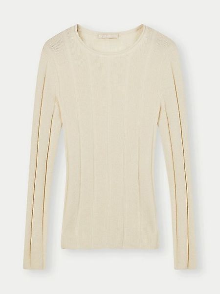 GOBI Cashmere Rundhalspullover Kaschmir Pullover mit C-Ausschnitt günstig online kaufen