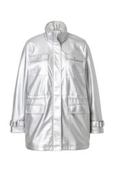 MIAMODA Lederjacke Jacke Lederoptik Tunnelzug in günstig online kaufen