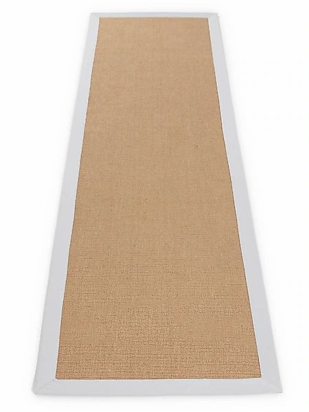 carpetfine Sisalteppich »Sisal«, rechteckig, 5 mm Höhe, mit farbiger Bordür günstig online kaufen