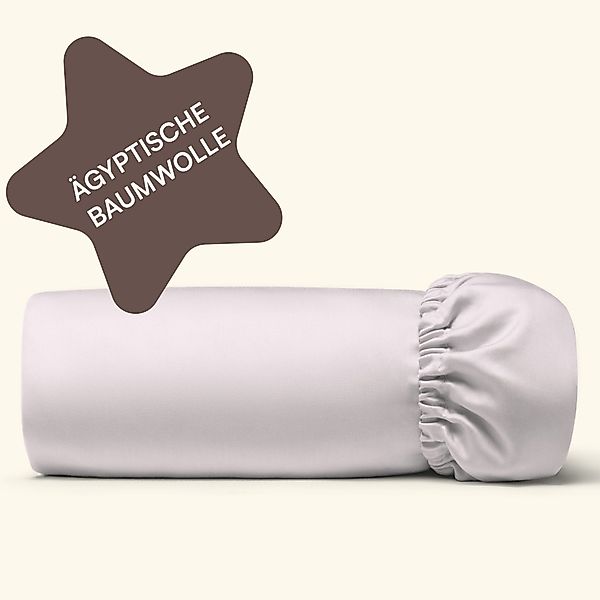 Amqua Spannbettlaken, Premium Mako Satin Spanntuch, günstig online kaufen