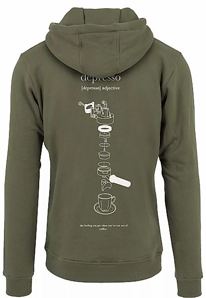 MisterTee Sweatshirt "MisterTee Herren Depresso Hoody", (1 tlg.) günstig online kaufen