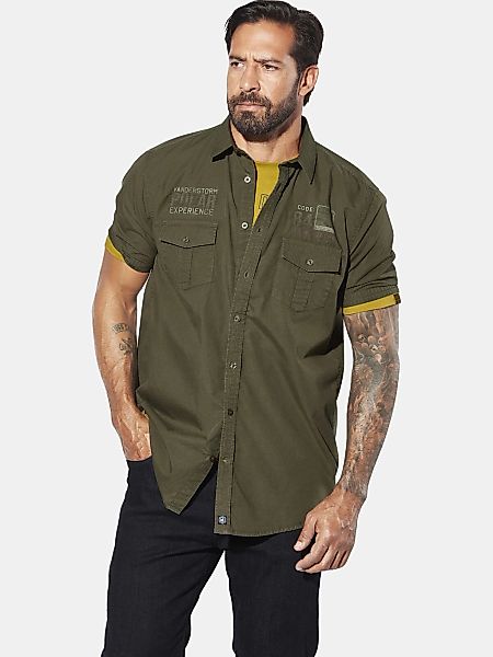 Jan Vanderstorm Kurzarmhemd "Kurzarmhemd ALPRI" günstig online kaufen