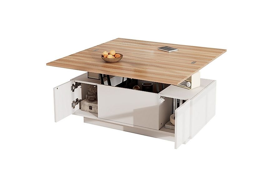 OKWISH Couchtisch mit Doppel-Hebemechanismus (Satztisch, Wohnzimmertisch, B günstig online kaufen