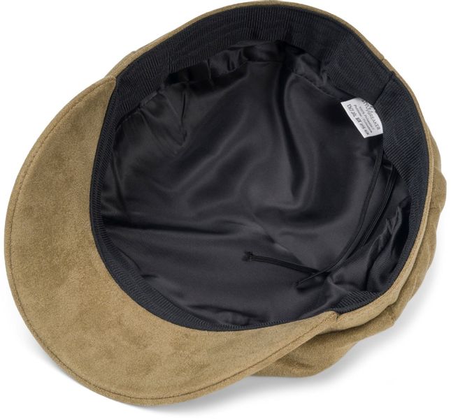 styleBREAKER Ballonmütze Ballonmütze Einfarbig Veloursleder Optik günstig online kaufen