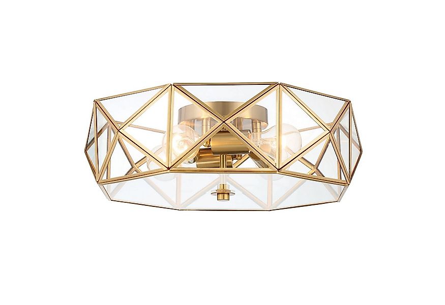 MLT&RIDDLE Deckenleuchte 4 Licht 43cm Einzigartige Geometrische Statement D günstig online kaufen