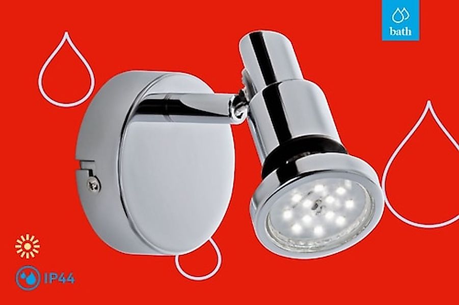 Briloner Leuchten LED Deckenspot »FLAMO«, Schutzart IP44 günstig online kaufen