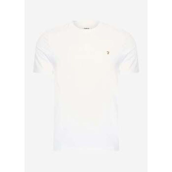 Farah  T-Shirts & Poloshirts Danny reg tee - white günstig online kaufen