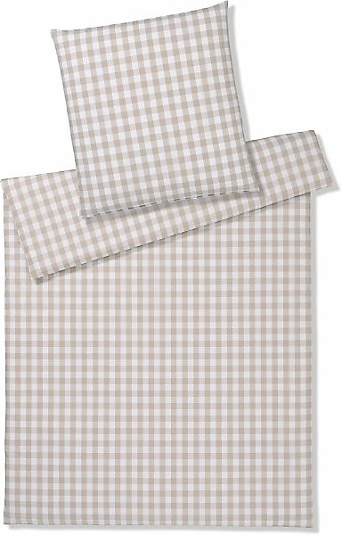 Elegante Bettwäsche "Quadro" 2 Stk. angenehmes Hautgefühl günstig online kaufen