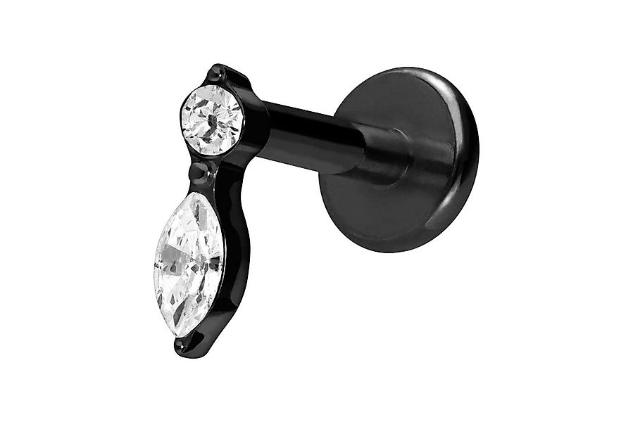 PIERCINGLINE Piercing-Set Titan Labret mit Innengewinde günstig online kaufen