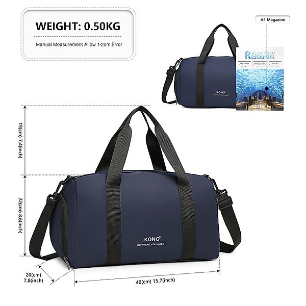 KONO Handtasche Ryanair Kabinentasche 40x20x25 cm günstig online kaufen
