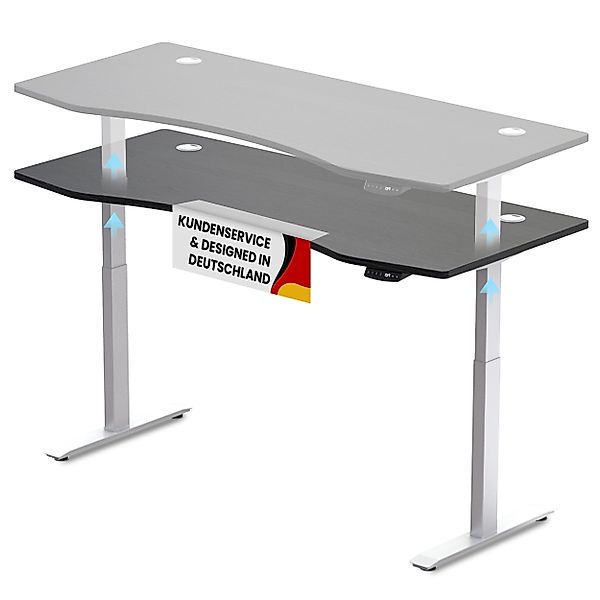 PROMAFIT Arbeitstisch Schreibtisch Stehtisch mit elektrischer günstig online kaufen