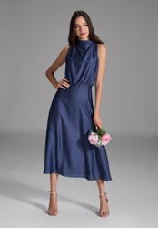 SWING Cocktailkleid Taillierter Schnitt mit ausgestelltem günstig online kaufen