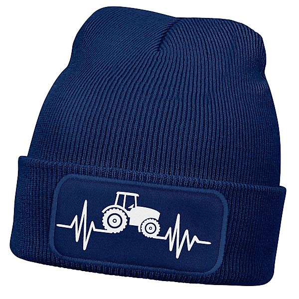 MoonWorks Beanie Herren Beanie mit Patch günstig online kaufen