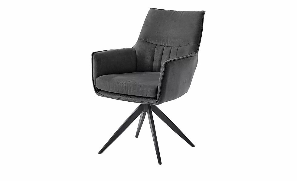 Armlehnstuhl  Latina ¦ grau ¦ Maße (cm): B: 61 H: 92 T: 67.0 Stühle > Esszi günstig online kaufen