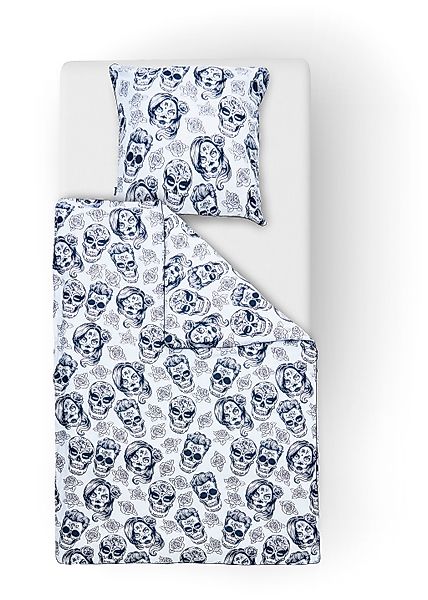 done. Bettwäsche "Skulls" beidseitig bedruckte Bettwäsche mit Keder günstig online kaufen