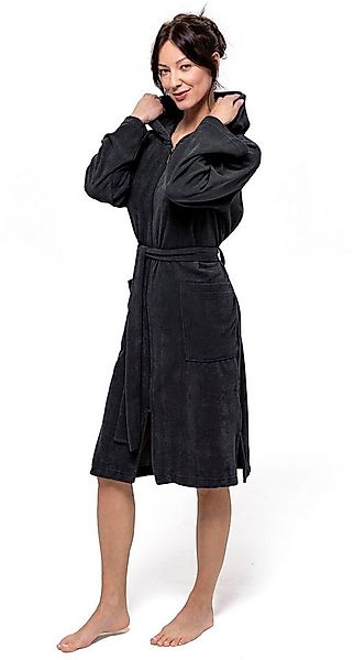 Möve Unisex-Bademantel ideal für Sauna & Spa, Hotelbademantel, Morgenmantel günstig online kaufen