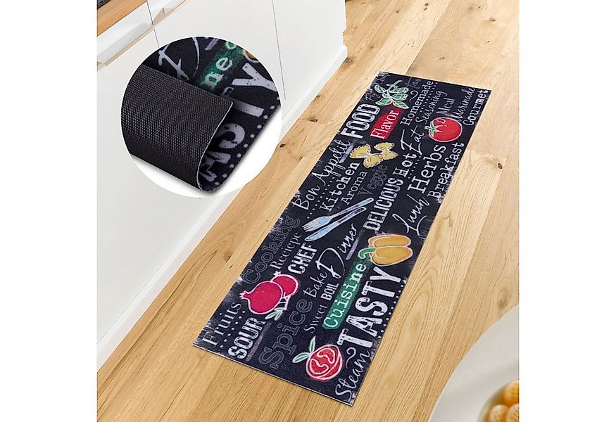HANSE Home Küchenläufer Delicious Kitchen Board, rechteckig, Höhe: 3 mm, Lä günstig online kaufen