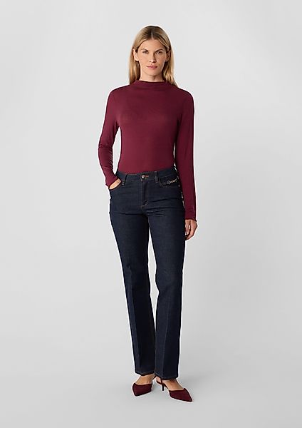comma 5-Pocket-Jeans Flared Denim mit Zierteil günstig online kaufen