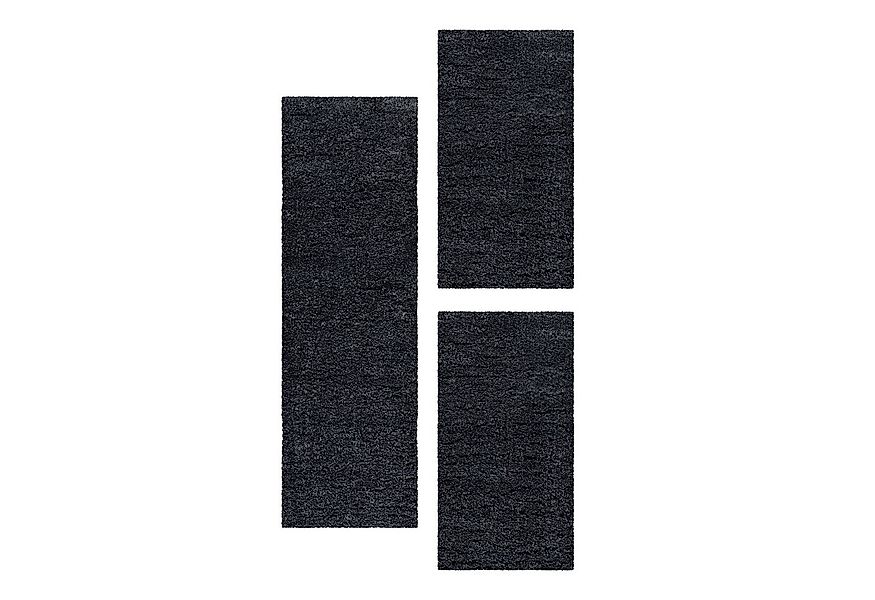 Carpettex Hochflor-Bettumrandung Unicolor - Einfarbig, Höhe 50 mm, (Bett-Se günstig online kaufen