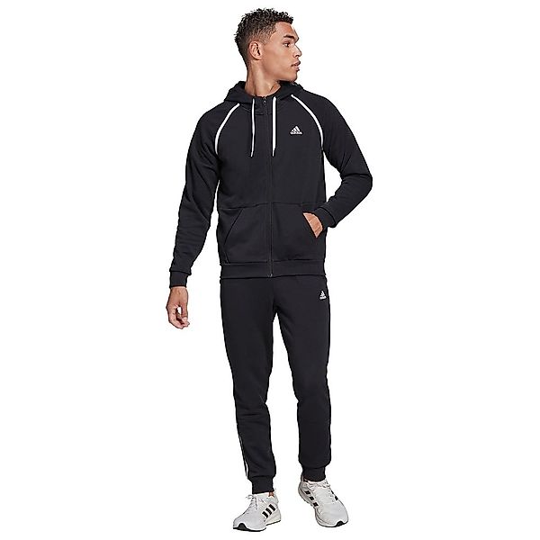 Adidas Cotton Trainingsanzug L Black günstig online kaufen