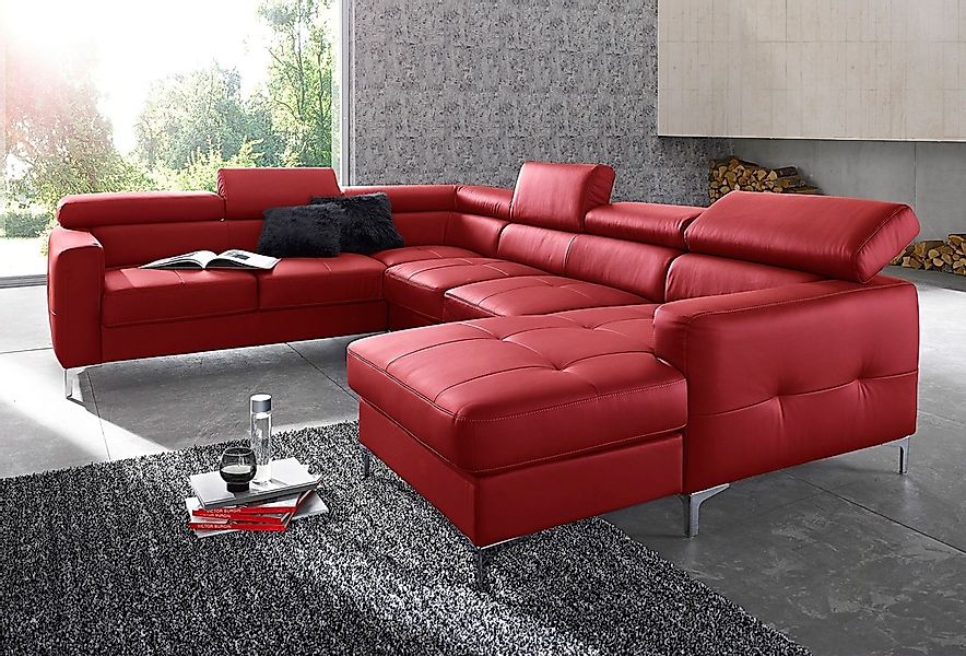 COTTA Polstergarnitur "Sammy U-Form", (Set, Tiefe der Recamiere 169 cm), Se günstig online kaufen