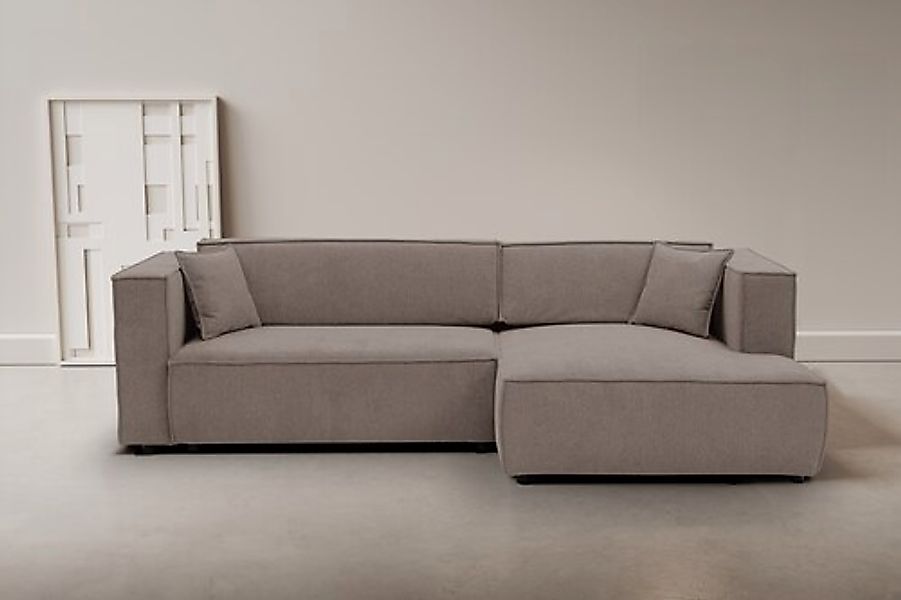 WERK2 Ecksofa Atlanta, Design Ecksofa mit hohem Komfort, Schlaffunktion & B günstig online kaufen