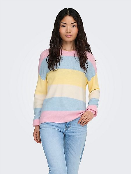 ONLY Strickpullover ONLATIA L/S STRIPE PULLOVER KNT NOOS Viskosemischung, r günstig online kaufen