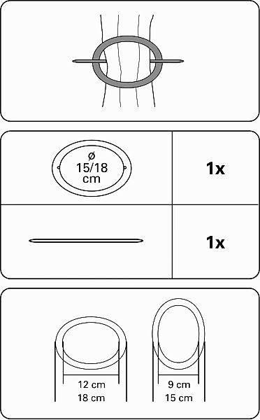 GARDINIA Dekoklammer Dekoring Oval, Kunststoff, (1-St), günstig online kaufen