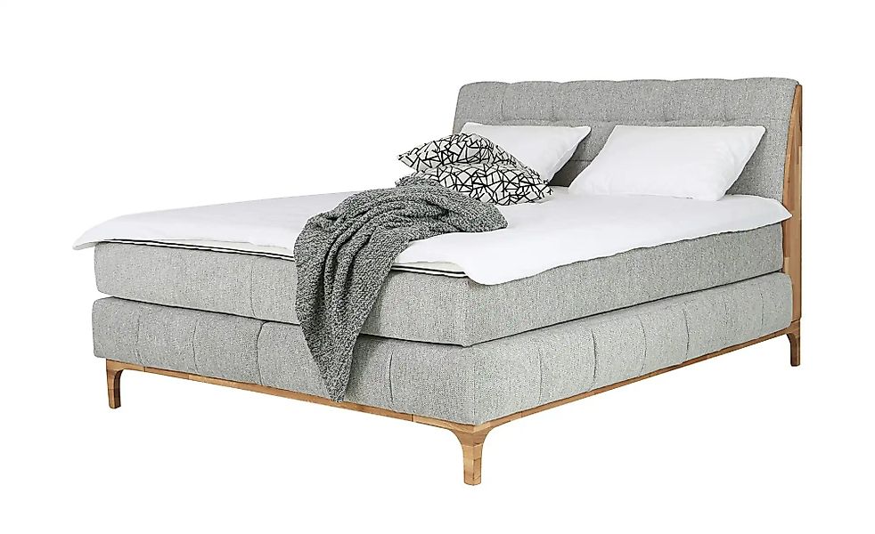 uno Boxspringbett  Kaisa ¦ grau ¦ Maße (cm): B: 181 H: 119 Betten > Boxspri günstig online kaufen