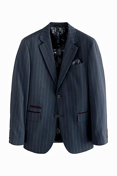 Next Sakko Tailored Fit Anzugsakko mit Streifen und Besatz (1-tlg) günstig online kaufen