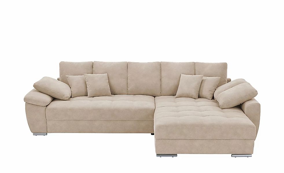 bobb Ecksofa  mit pflegeleichtem Bezugsstoff  Farina ¦ beige ¦ Maße (cm): B günstig online kaufen