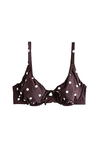 Next Bügel-Bikini-Top Ungepolstertes Bikinioberteil mit Bügel, DD+ (1-St) günstig online kaufen