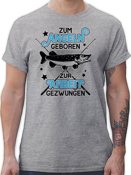 Shirtracer T-Shirt Zum Angeln geboren - günstig online kaufen