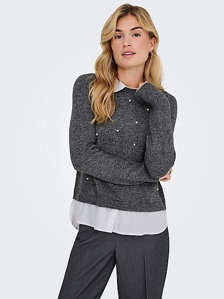 ONLY Strickpullover ONLDOLLY LS WOVEN MIX PEARL PULL CC KNT günstig online kaufen