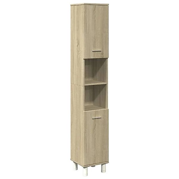vidaXL Badschrank Sonoma-Eiche 30,5x30x179 cm Holzwerkstoff 849631 günstig online kaufen