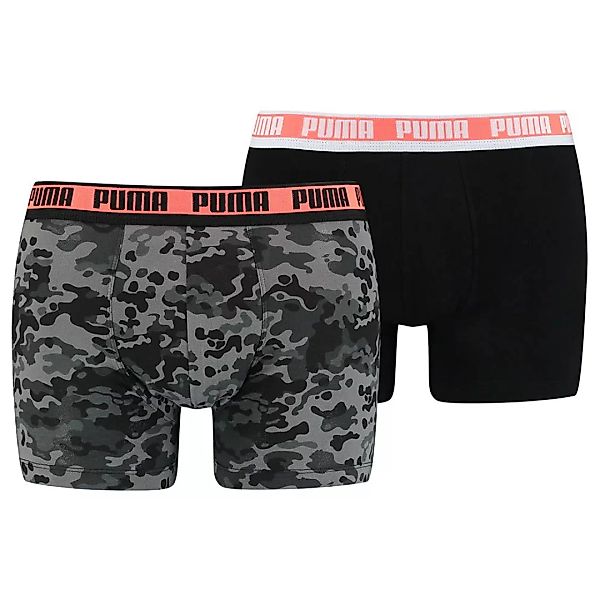 Puma Camo Boxer 2 Einheiten S Black / Grey Melange günstig online kaufen