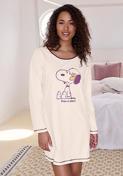 PEANUTS Nachthemd mit Snoopy-Druck günstig online kaufen