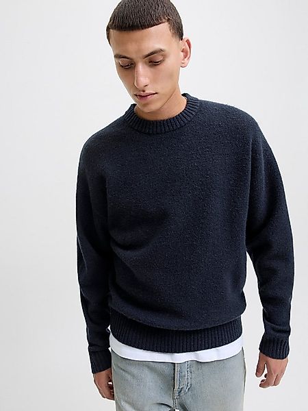 Jack & Jones Rundhalspullover JJESOHO OLLIE KNIT CREW NECK SN Materialmix, günstig online kaufen