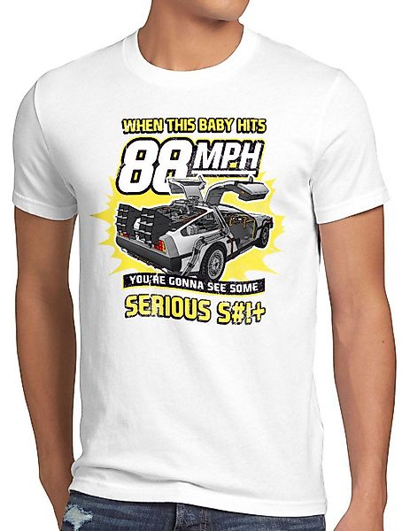 style3 T-Shirt 88mph delorean zukunft delorean günstig online kaufen