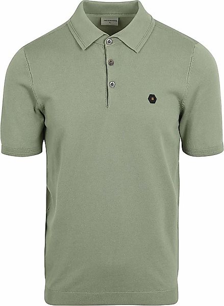 No Excess Half Zip Poloshirt Grün - Größe XXL günstig online kaufen